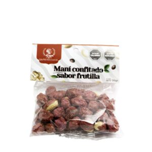 Maní confitado frutilla 50gr*12